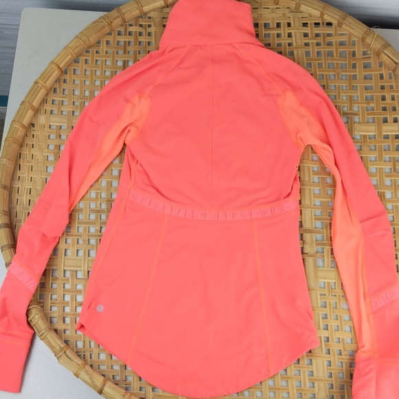 Lululemon Run Reflect Pullover Orange size 4 - Picture 5 of 9